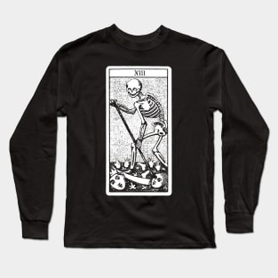 Death Tarot Card T Shirt Long Sleeve T-Shirt